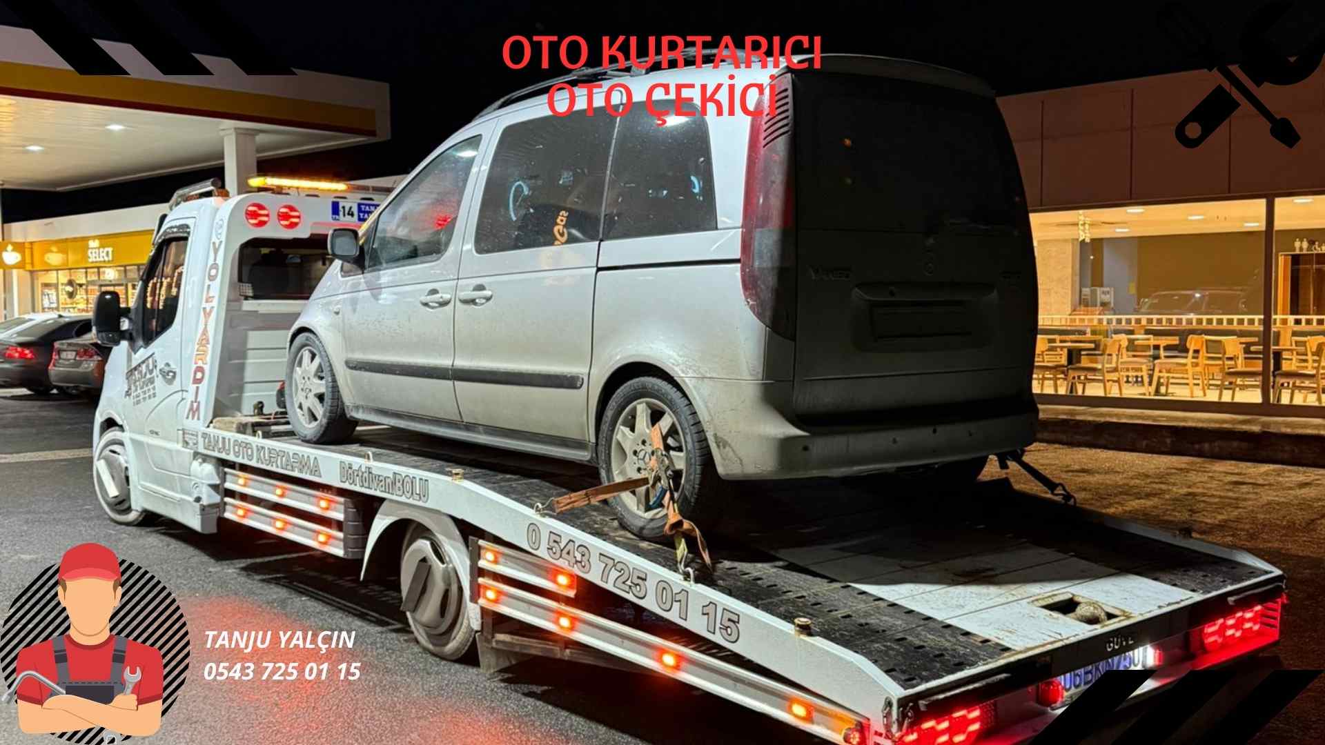Yeniçağa’dan Ankara Emek Sanayi ve Pursaklar’a Oto Çekici Hizmeti